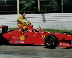 Schumacher & Fisichella 1997